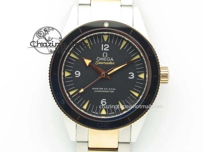 0822 QuickDry Aqua Terra ‘James Bond’ SS JHF Best Edition Blue Dial On SS Bracelet A 8203